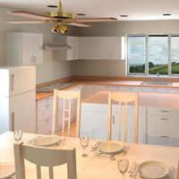 3D View Kitchen